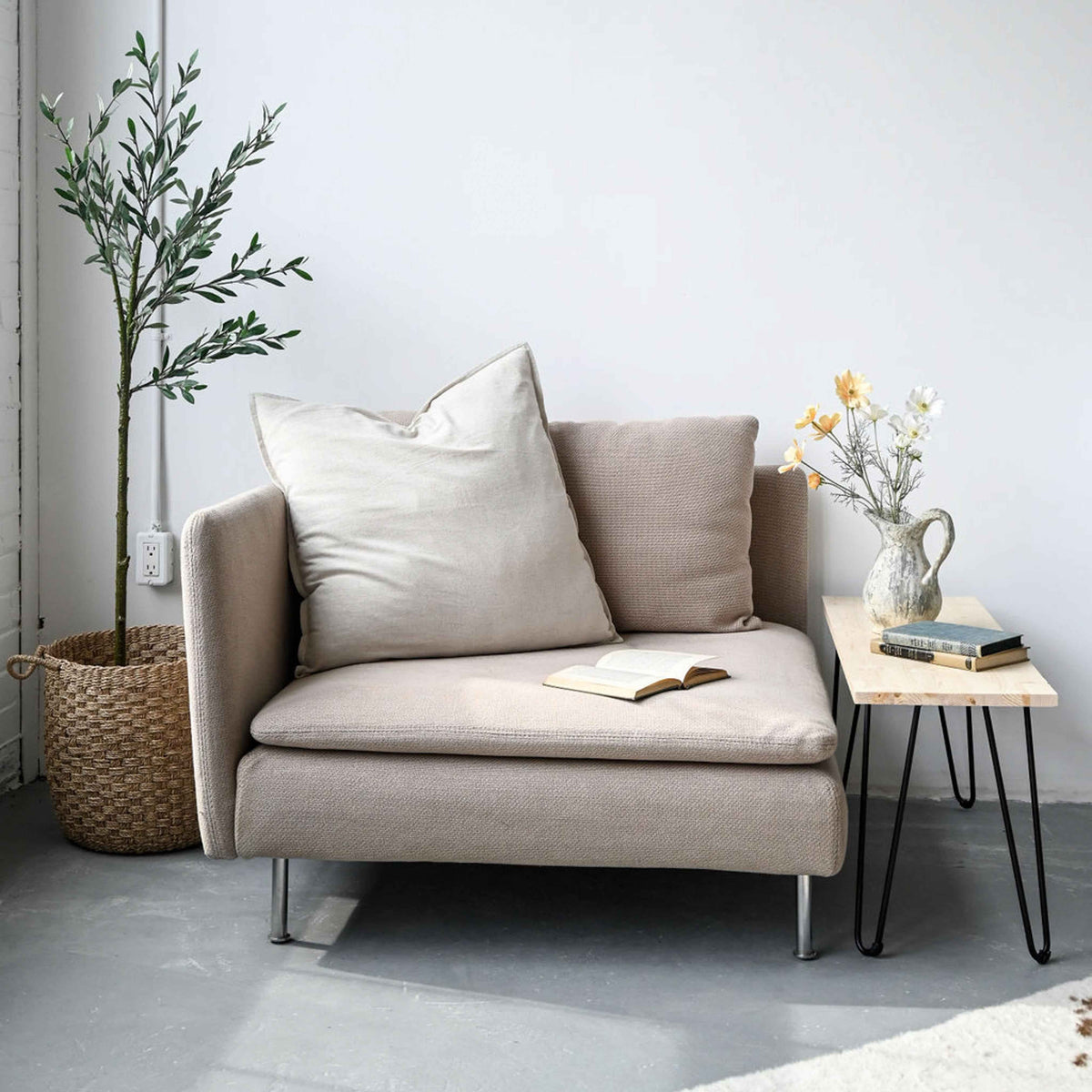 COTTON/ LINEN - NATURAL