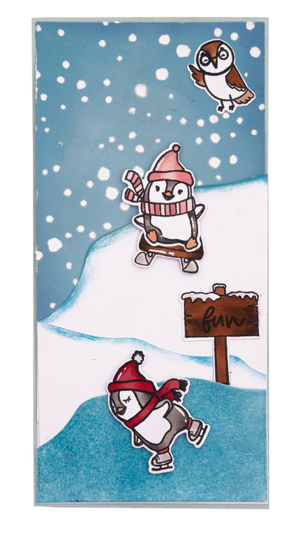 SS Clear Stamp Quotes Small Winter Season Sweet Stories 105x148x3mm 1 PC nr.163