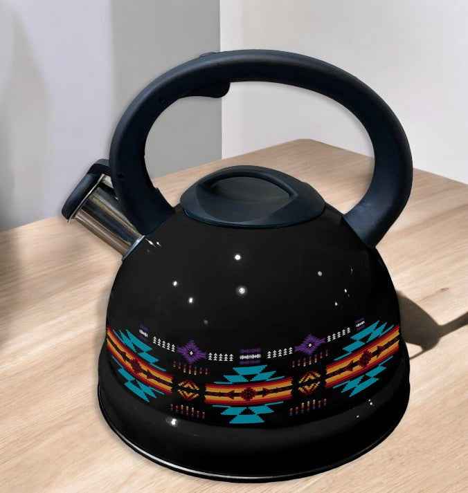 Black 3L Stainless Steel Tea Kettle