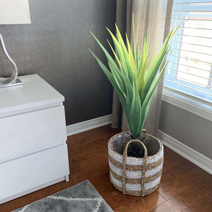 Tila Artificial Agave Tree Potted Plant 3'