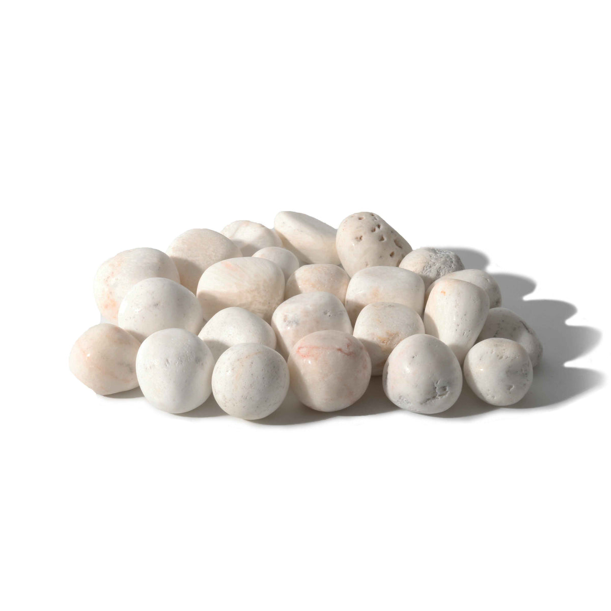 Scolecite Tumbled Stones - India