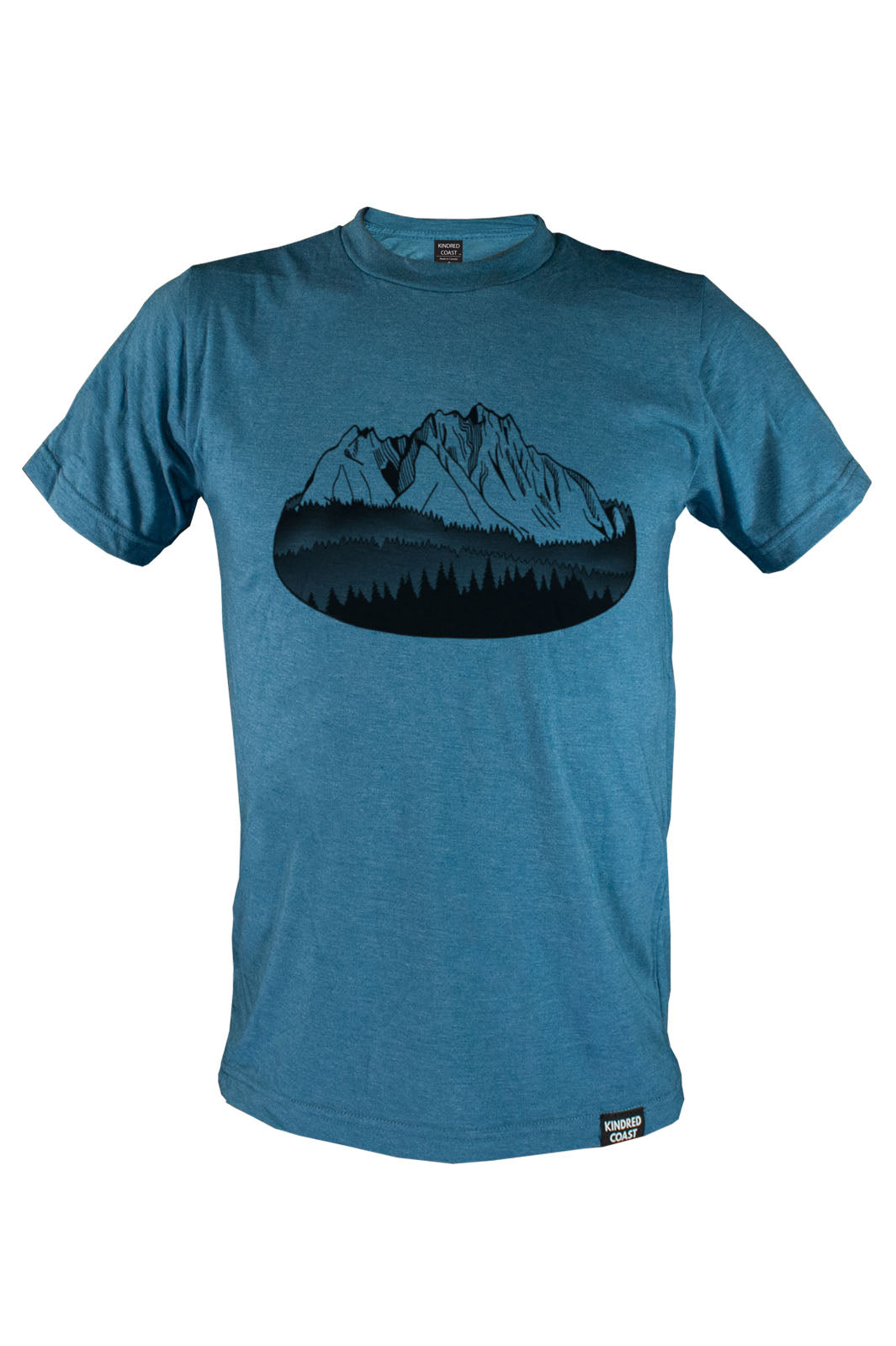 FLOATING ISLAND - Unisex Eco Tee - Heather Teal