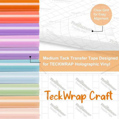 TeckWrap Black Transfer Tape  | Medium Tack