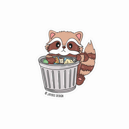 Cute Trash Raccoon Sticker