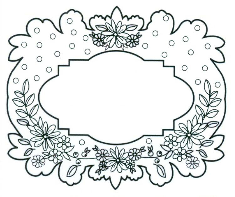 CE Foam Stamps - Floral Garland
