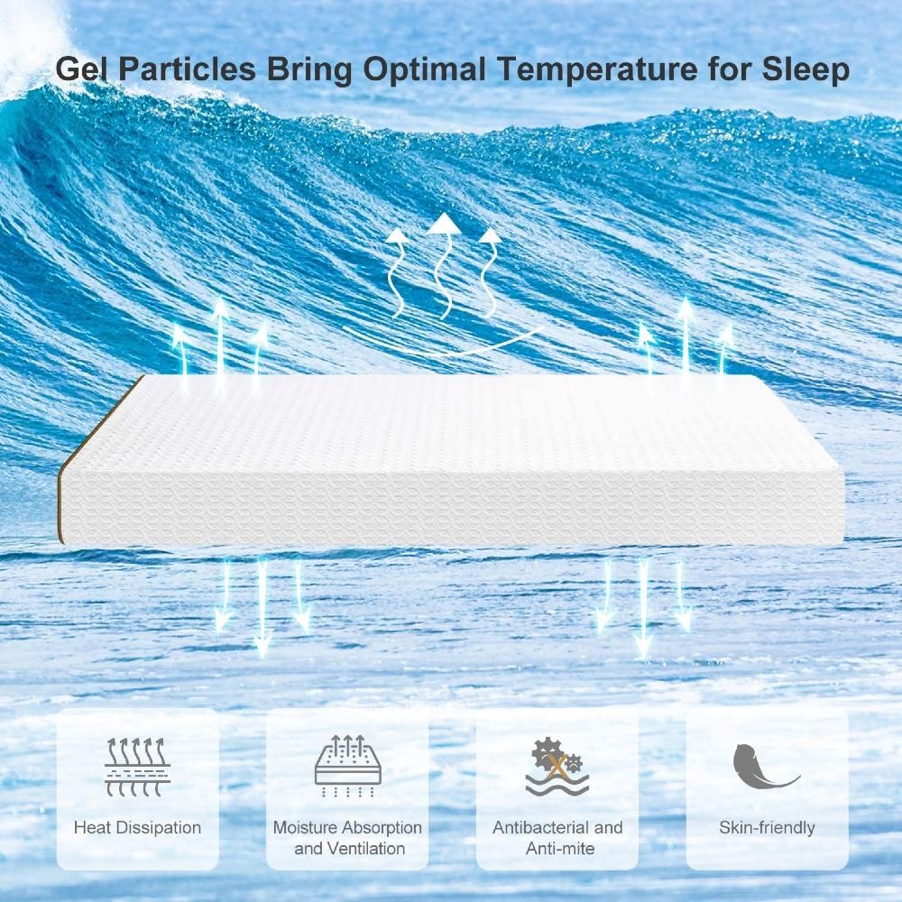 UltraFlex® INSPIRE Orthopedic Luxury Gel Memory Foam, Optimal Comfort, Breathable, Eco-friendly Mattress (Made in Canada)