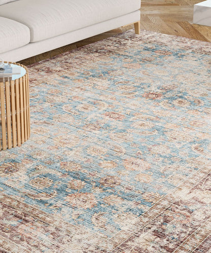 Zariah Brick Lagoon Rug
