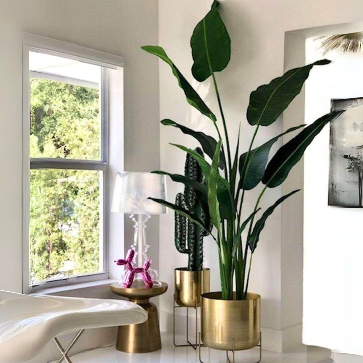 Dani Artificial Travellers Palm Tree Potted Plant (Multiple Sizes)