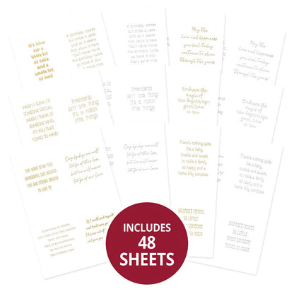 Perfect Verses Foiled Paper Pad 2