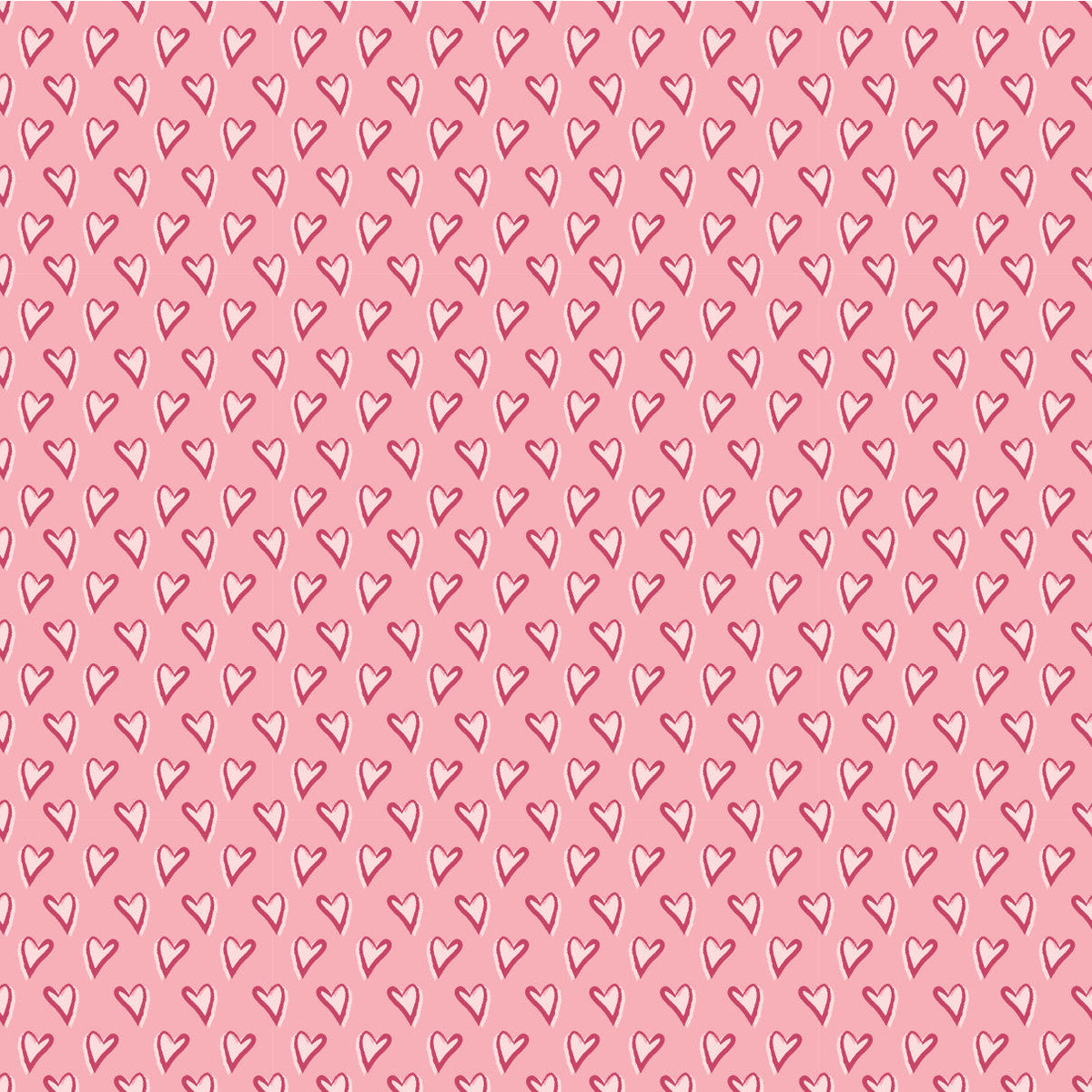 Valentines Hearts Border Adhesive Vinyl #3