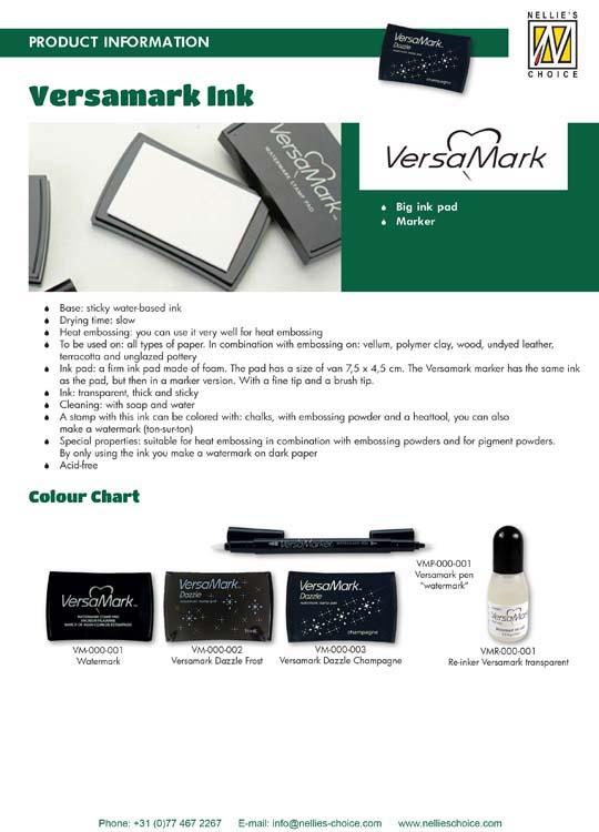 Versamark Ink Pads Transparent (watermark)