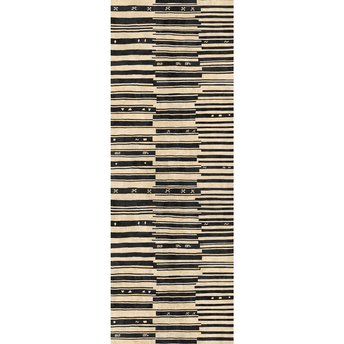 Xelara Natural Black Rug