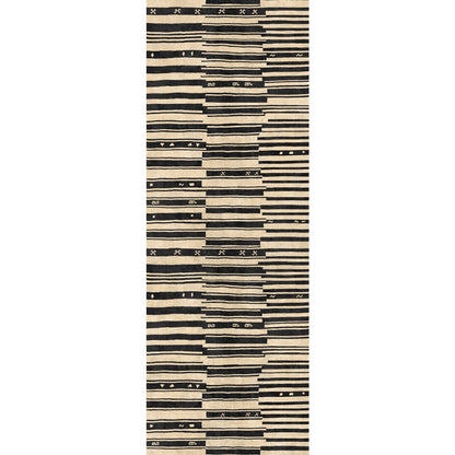 Xelara Natural Black Rug