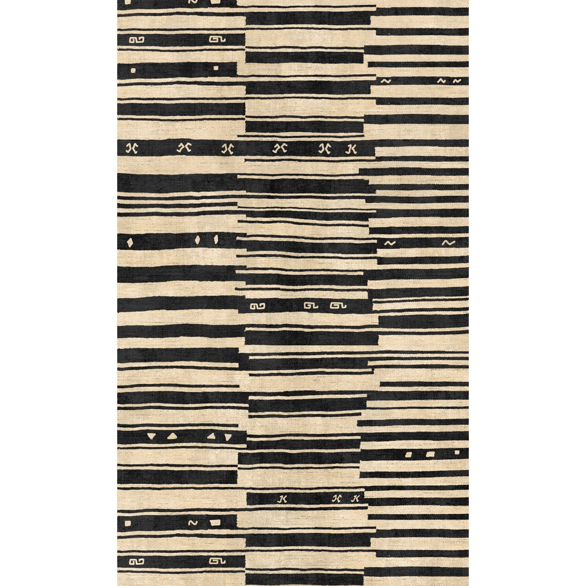 Xelara Natural Black Rug