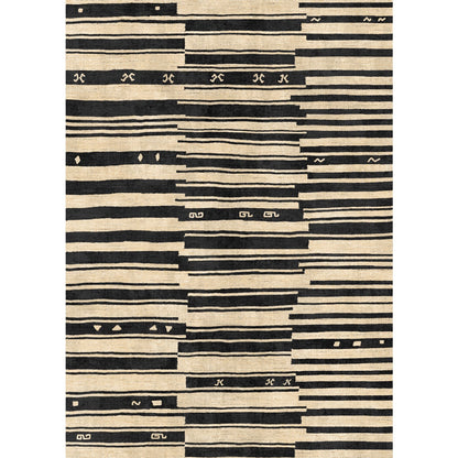 Xelara Natural Black Rug