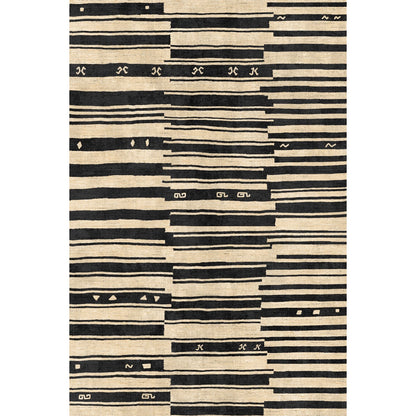 Xelara Natural Black Rug