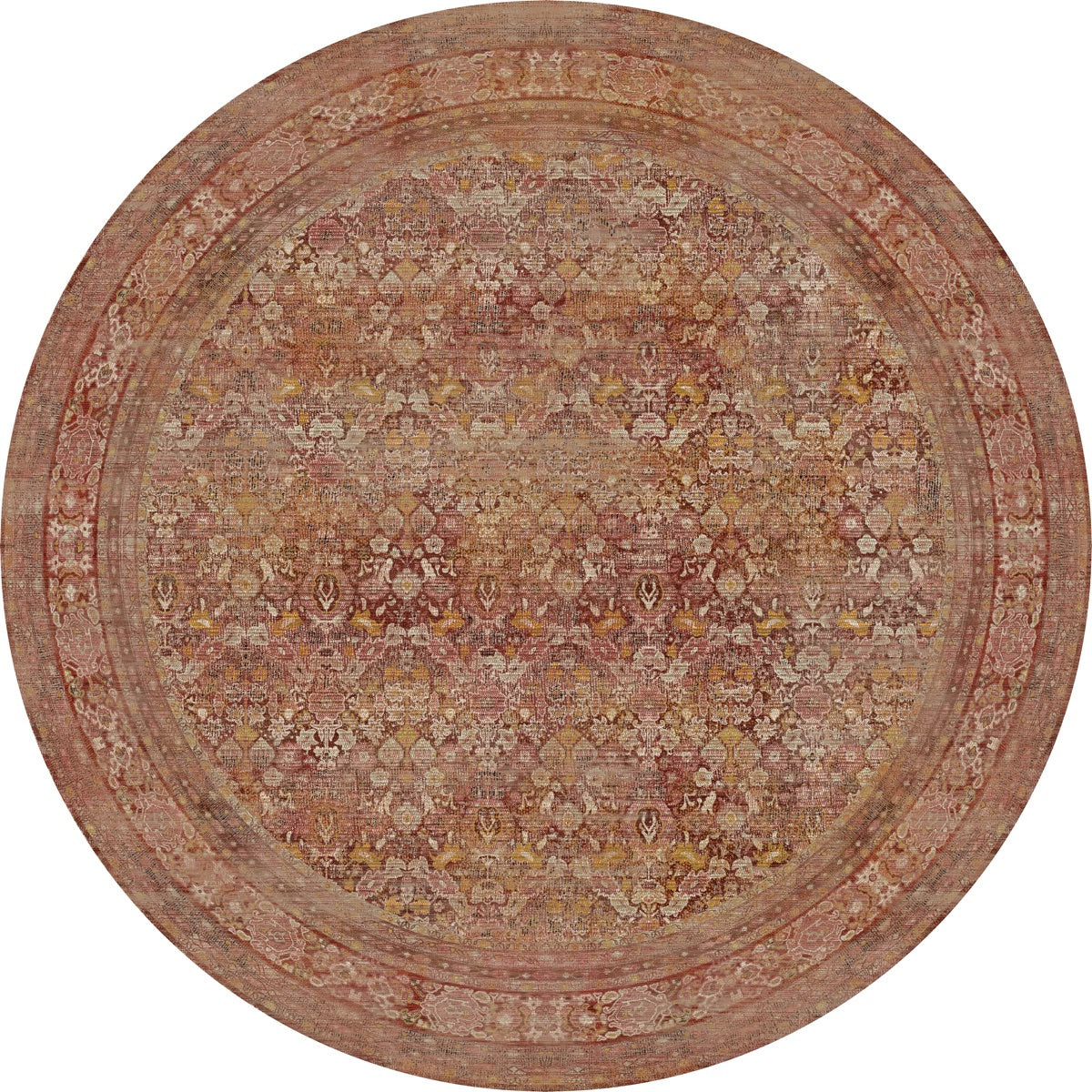 Copera Orange Multi Rug