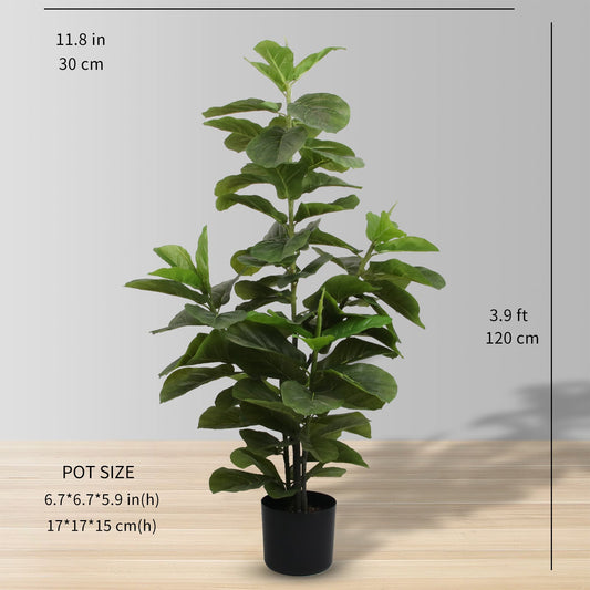 YESO ARTIFICIAL FIDDLE POTTED PLANT 48"