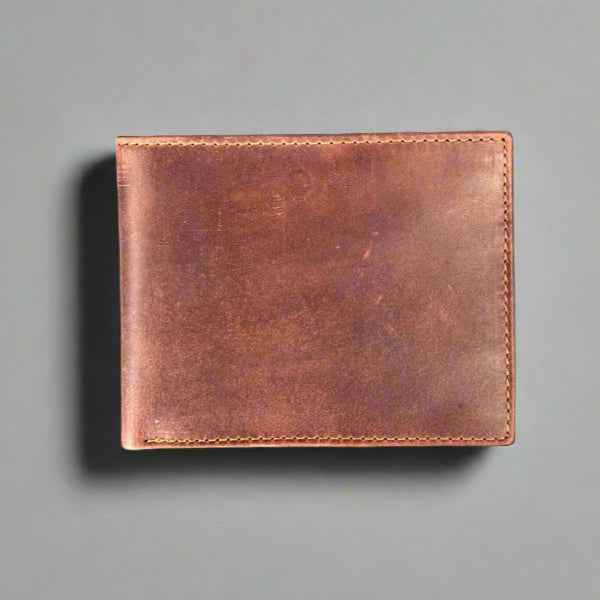 Men’s Slim Bifold Cow Leather Wallet