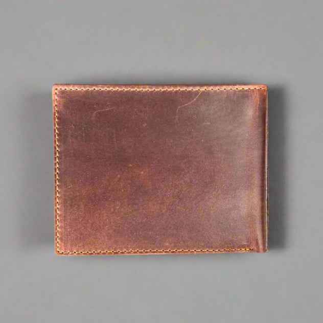 Men’s Slim Bifold Cow Leather Wallet