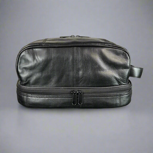 JBG International Leather Toiletry Bag