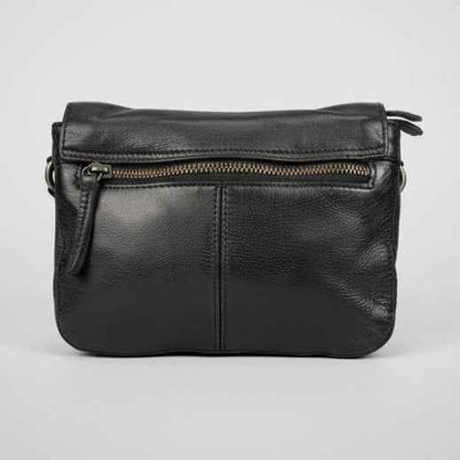 MET Small Flap Crossbody Bag with Dual Zipper Compartments