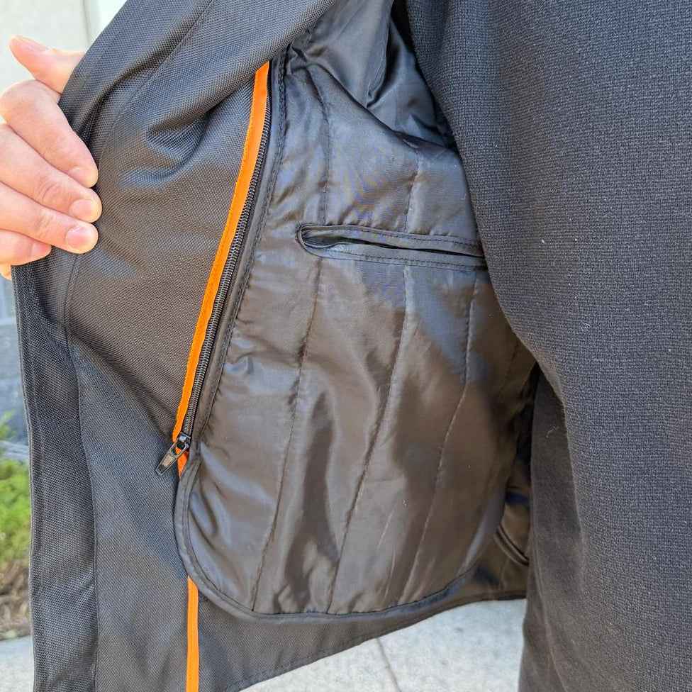 Open Road Men's Armored Textile Motorcycle Jacket