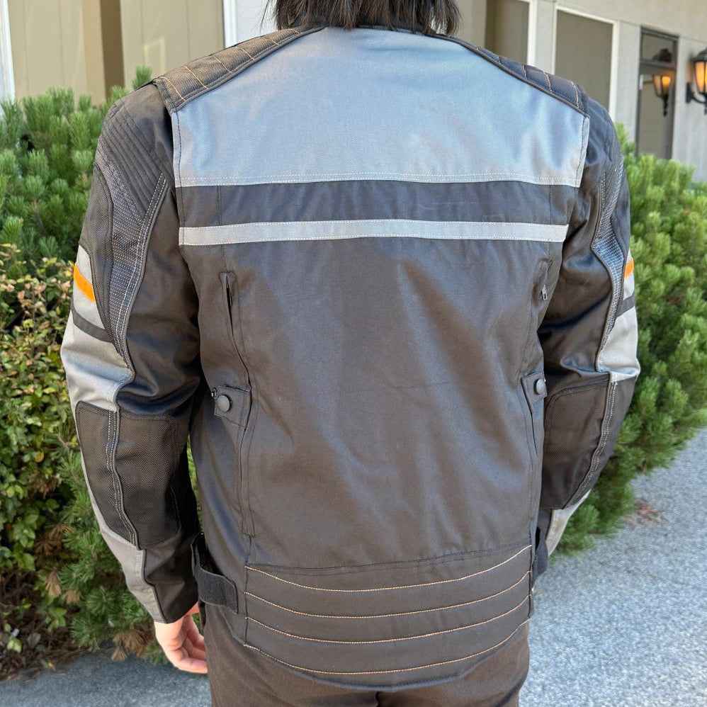 Open Road Men's Armored Textile Motorcycle Jacket