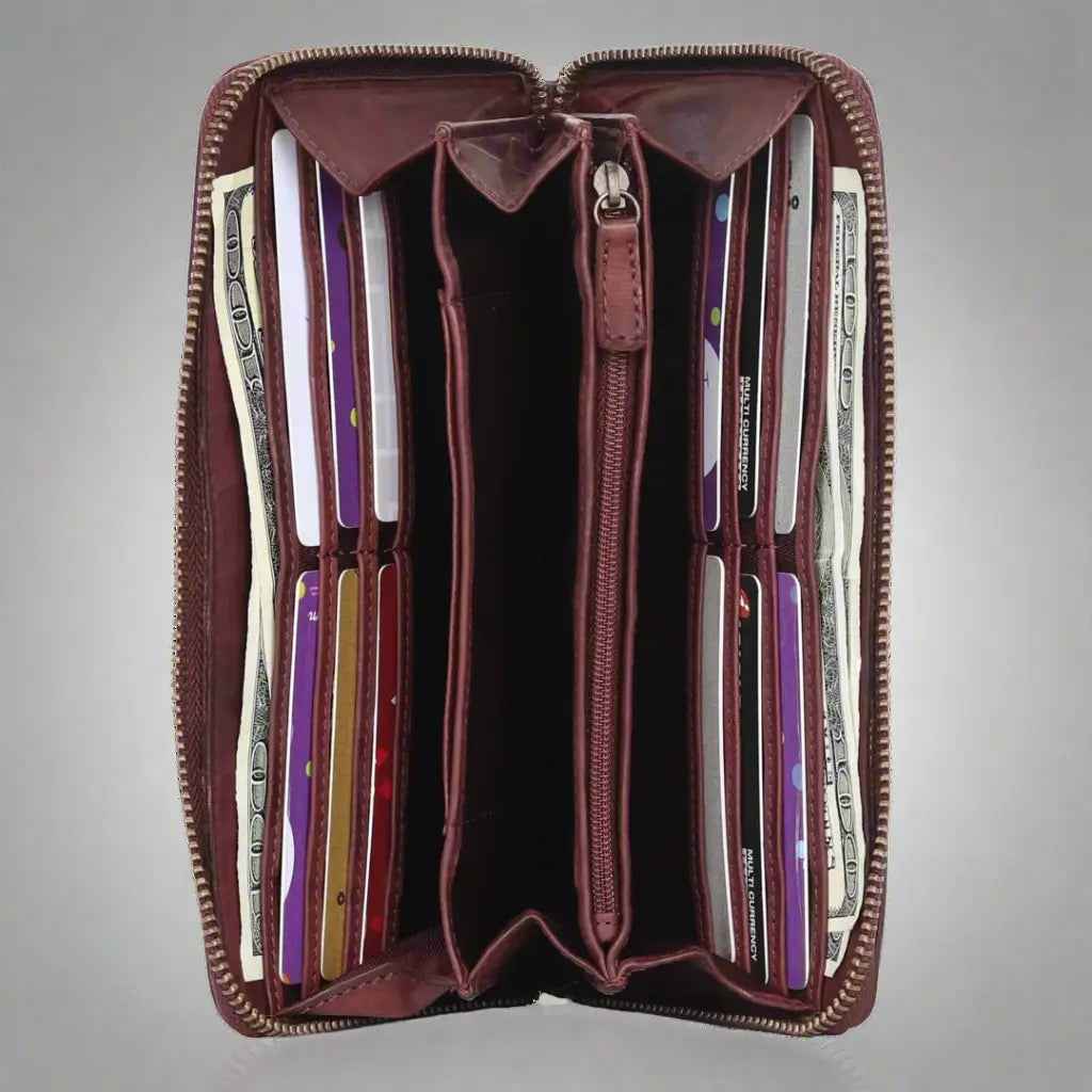MET Women's Zip Around Wallet