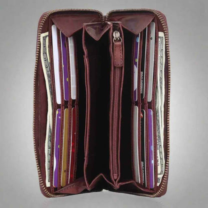 MET Women's Zip Around Wallet