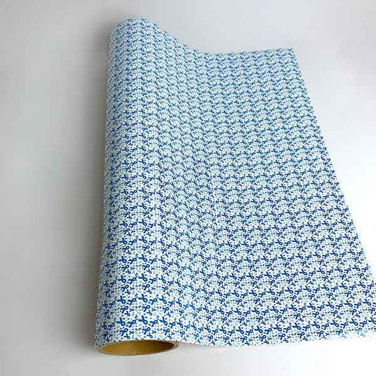 XVinyl HTV Ribbon Blue Pattern