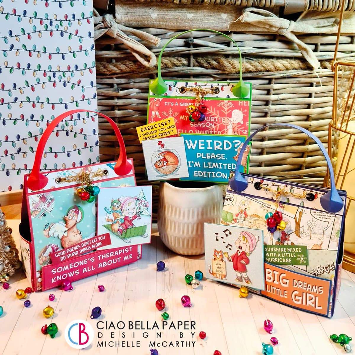 Ciao Bella Zoe & Ziggy Paper Pad 6"x6" 24/Pkg