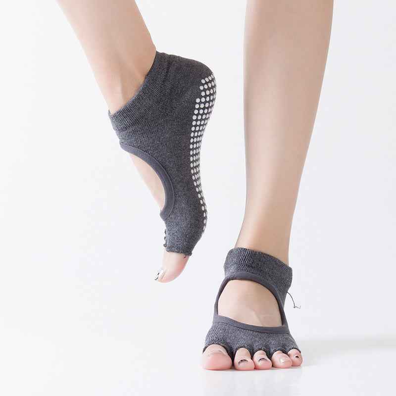 Sports Yoga Toe-Separating Fitness Socks – Non-Slip Performance Socks