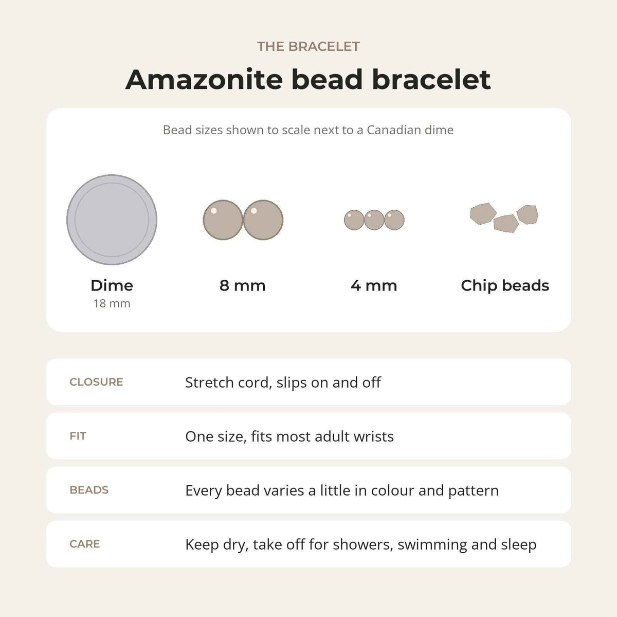 Amazonite Bead Bracelet