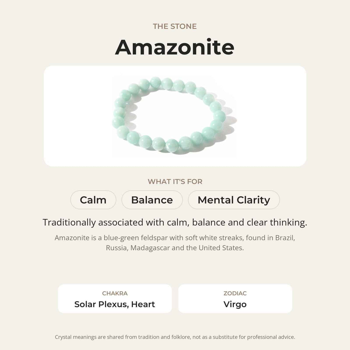 Amazonite Bead Bracelet