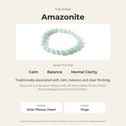 Amazonite Bead Bracelet
