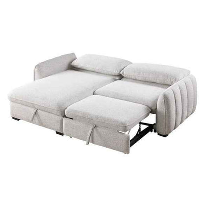Amira Pullout Sleeper Sectional with Storage Chaise