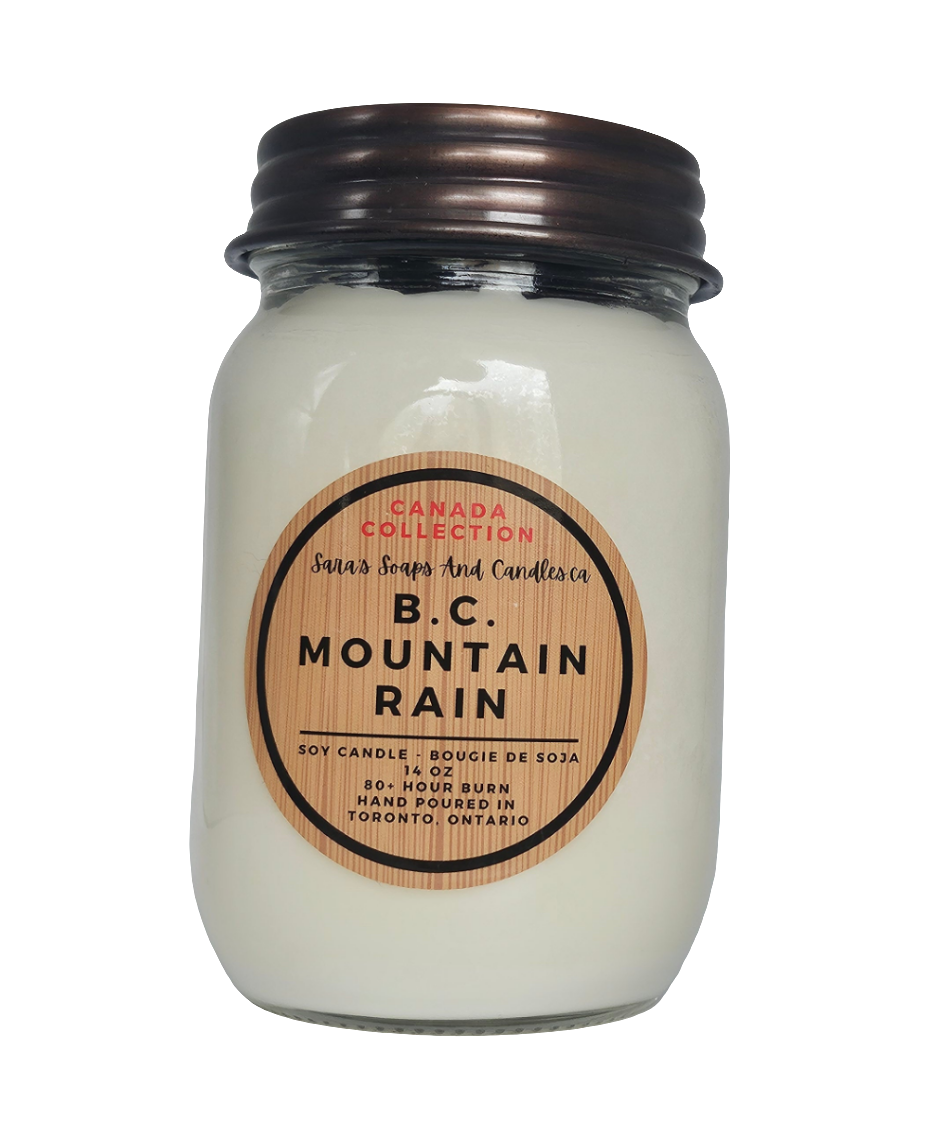BC Mountain Rain Soy Candle - 14oz