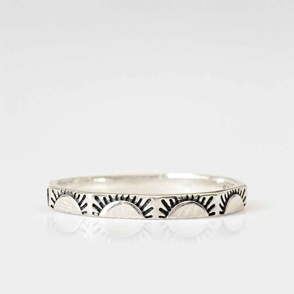 SUNNY | Bague multi-facettes en argent sterling 925