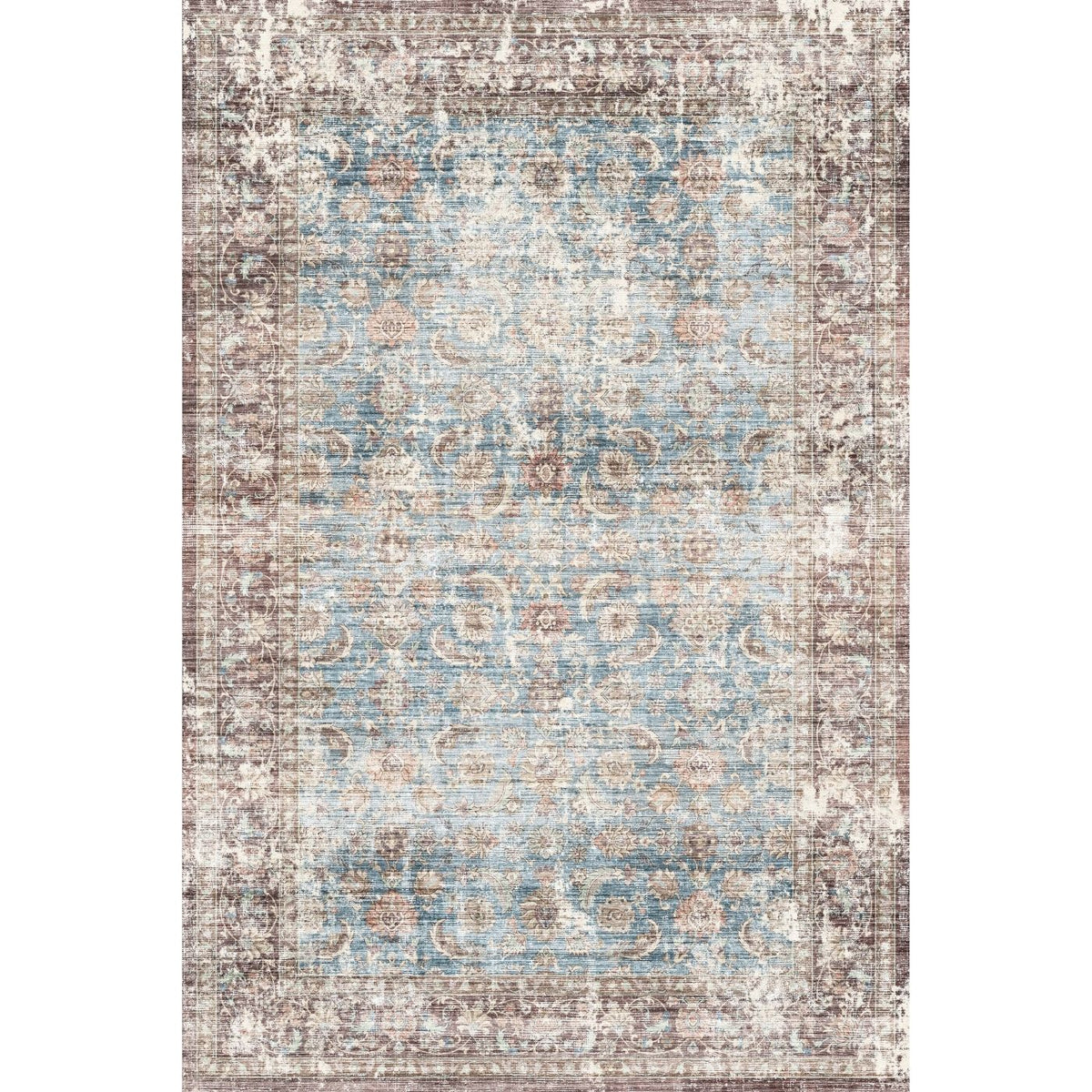 Zariah Brick Lagoon Rug