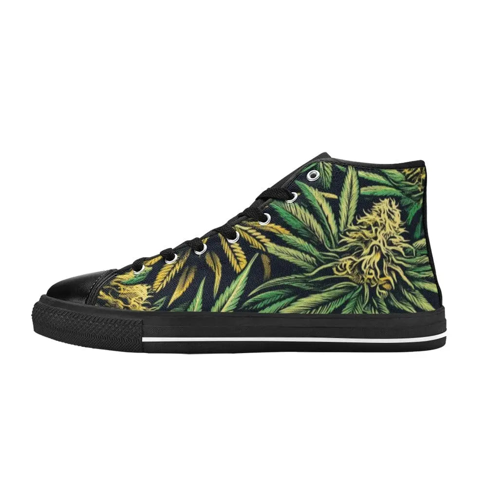 Big Buds Unisex Black-Sole High-Top Sneakers