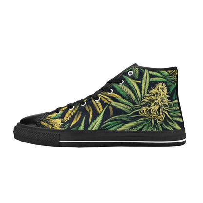 Big Buds Unisex Black-Sole High-Top Sneakers