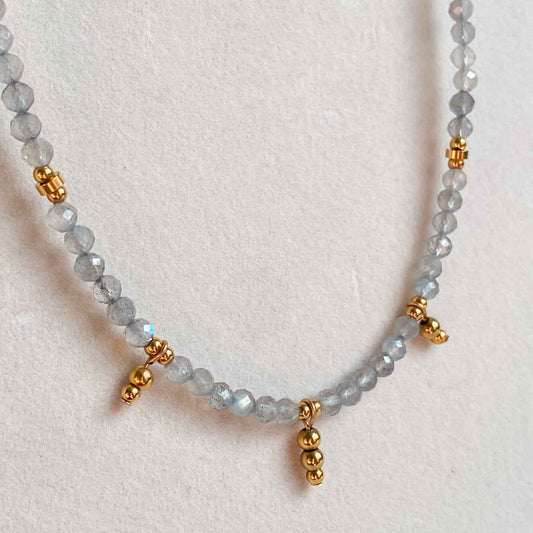 Collier en pierres de Labradorite | SÉLÉNÉ