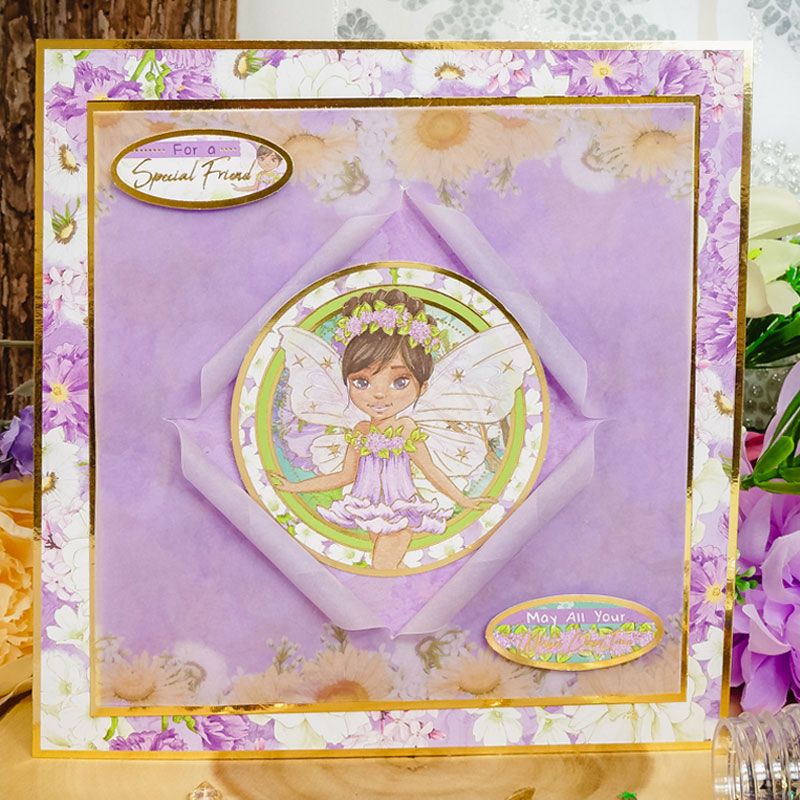 Fairy Blossoms Printed Parchment
