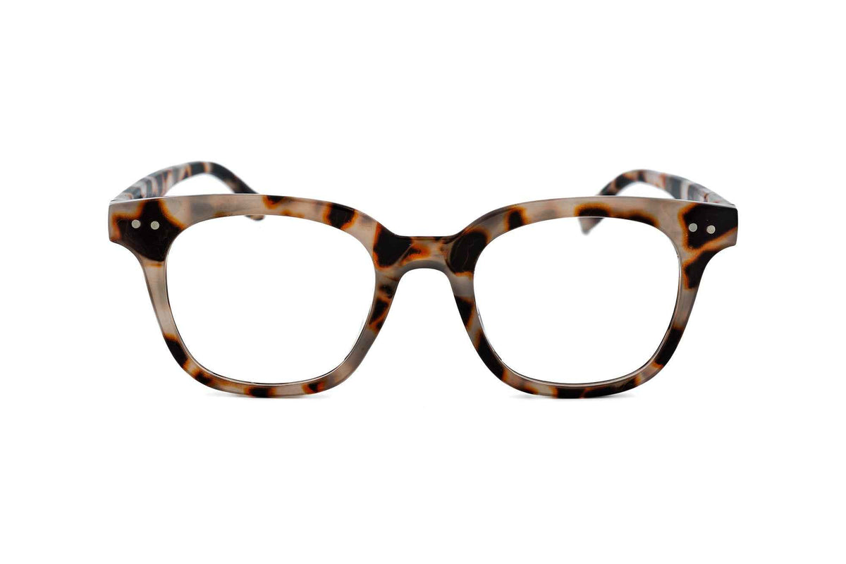 Wexley – Pink Tortoise Oversized Readers | Bolero Eyewear