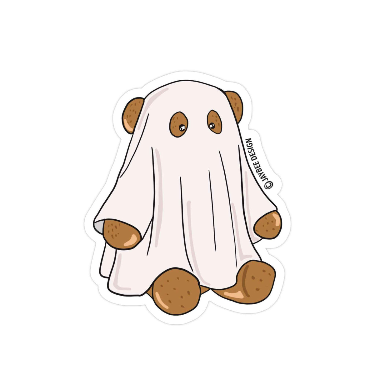Boo Bear Vinyl Sticker