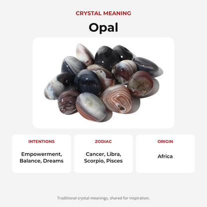 Botswana Agate E Tumbled Stones