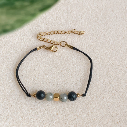 Bracelet cordon diffuseur d’huiles essentielles | NOCTIS