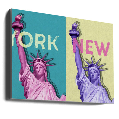 Wall art POP ART Statue of Liberty III