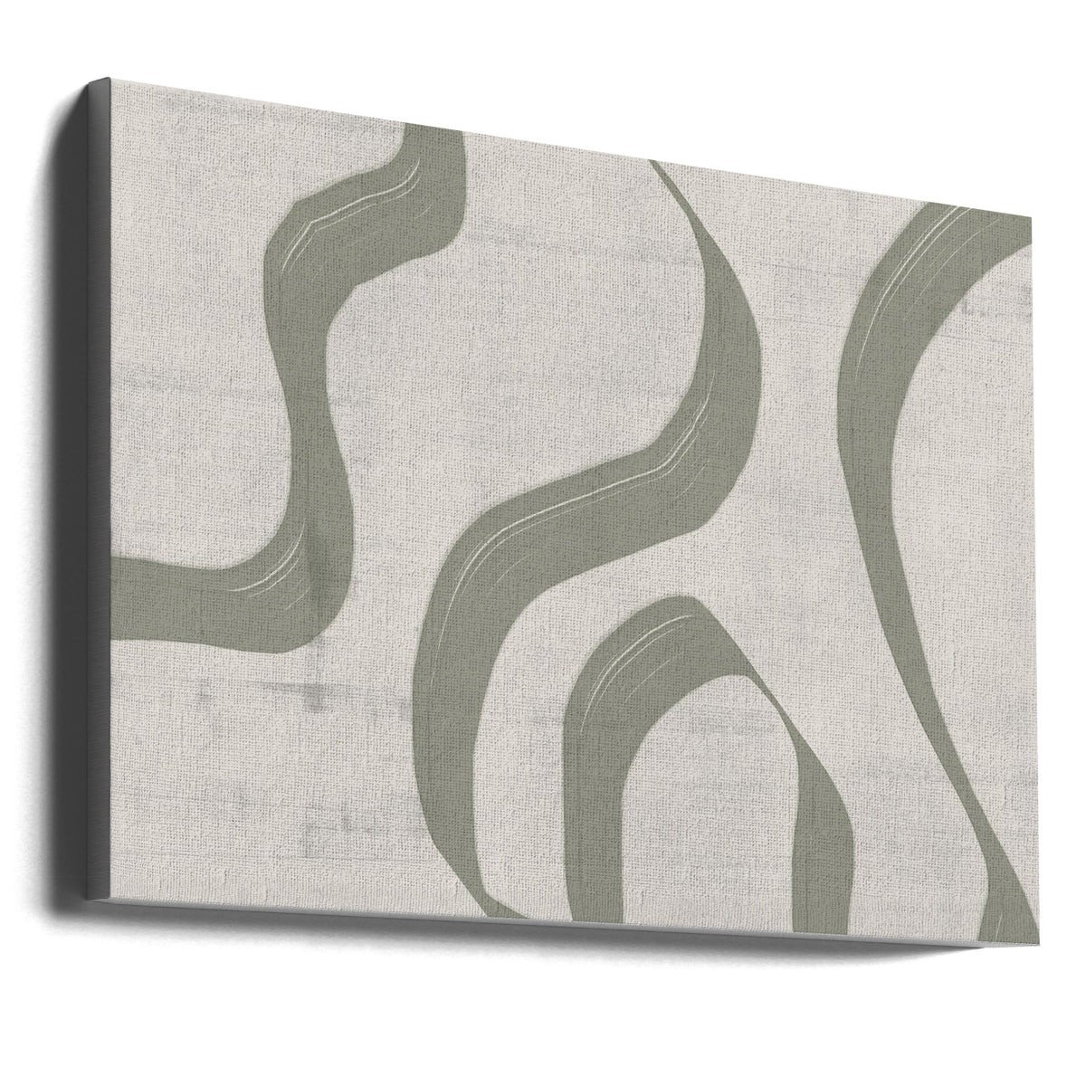 Wall art Green Waves No.2